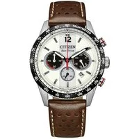 Citizen Chronograph CA4714-04A, Eco-Drive Herrenuhr Racing Braun