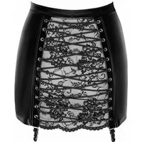 Noir Handmade Minirock Minirock in schwarz - M
