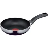 Tefal Bratpfanne Resist, sichere Titanium Antihaftversiegelung, Aluminium, Thermo-Signal bei idealer Brattemperatur, nicht induktionsgeeignet