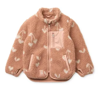 Liewood Nolan Fleecejacke - Sweethearts, Pale tuscany Gr.116