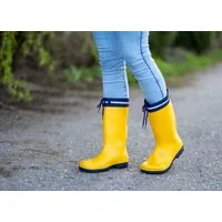 Beck Damen Regenstiefel Sailor Gummistiefel (klassischer Stiefel, für trockene, warme Füße) wasserdicht, robust, strapazierfähig, herausnehmbare Einlegesohle