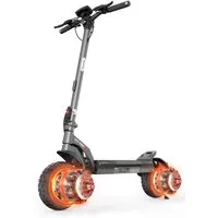 iscooter E-Scooter Elektroroller mit ABE-Zulassung, zwei Motoren, 60~80 km Reichweite, Geeignet für alle Geländearten, 45° Steigung