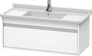 Duravit Ketho Waschtischunterbau wandhängend Weiß Matt 1000x455x410 mm - KT666501818 KT666501818