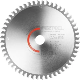 Festool Kreissägeblatt HW 168x1, 8x20 TF 52 LAMINATE/HPL