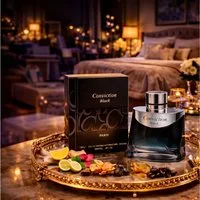 Elysees Fashion Paris Eau de Parfum Conviction Black Herrenduft Frisch Blumig Warm aus Paris 90 ml, Hergestellt in Paris, Langanhaltend Herrenduft, Verführerisch
