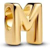 Pandora Charm-Einhänger Pandora Moments Buchstabe M Alphabet-Charm 763959C00