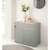 Home affaire Kommode GiRON/CiTY, Schrank in vier Farben, modernes Sideboard, Kommode, in zwei Farben erhältlich, 2 Türen, 1 Schubkasten, 80 cm breit