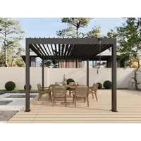 KONIFERA Pavillon Pergola Alhambra Steel, verschiedene Größen, ohne Seitenteile