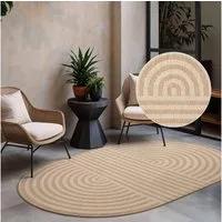Ted Baker Teppich Woodfield, Wendeteppich, oval, Höhe: 8 mm, Designteppich, Wetterfest, Pflegeleicht, Modern, Wohnzimmer, Terrasse