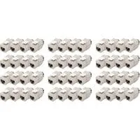 Cat.6a Keystone-Modul, geschirmt silber, 48 Stück, mit intelligentem Kabelmanager
