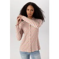 Aniston SELECTED Hemdbluse mit extravaganten, grafischen Retro-Muster - NEUE KOLLEKTION