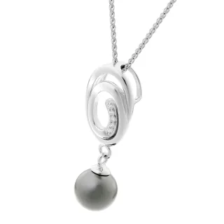 Orphelia 'Eden' Damenkette mit Anhänger aus 925er Sterlingsilber – Silber ZH-7116
