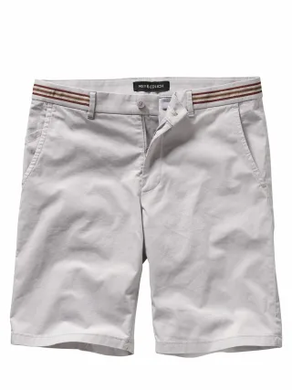 Mey & Edlich Herren Grandezza-Shorts Grau 98 % Baumwolle, 2 % Elasthan