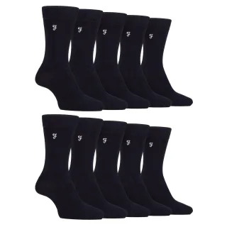 Herren 10er-Pack Bunte Bambussocken