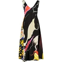 Desigual Partykleid Schwarzes Damenkleid mit Muster - Eleganz & Stil für jeden Anlass