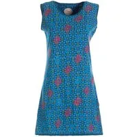 Vishes Tunikakleid Vishes - Damen Longshirt-Kleid armlos Mini-Kleid Tunika-Kleid T-Shirtk Boho, Goa, Hippie Style