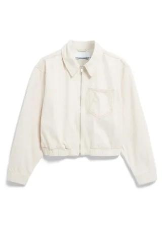 Armedangels - Jeansjacke aus Bio-Baumwoll - Caarsta beige - Gr. - L