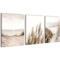 Novart Wandbild Wandbilder Boho Wohnzimmer Schlafzimmer Landhaus Deko, Boho