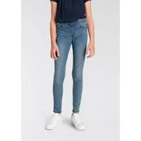 KIDSWORLD Jeansjeggings, Stetch-Jeans mit schmalem Bein schmale Beinform, mit Gummizug, lang, mit aufgesetzten Taschen