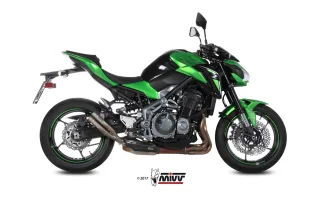 Sport Auspuff MIVV Double Gun TITAN Kawasaki Z 900 Bj. 2017-2019 EURO-4 +ABE