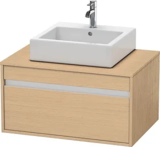 Duravit Ketho Konsolenwaschtischunterbau wandhängend Natur Eiche Matt 800x550x426 mm - KT669403030 KT669403030