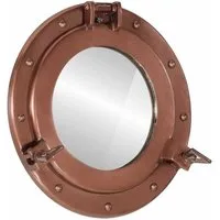 vidaXL Spiegel Bullaugen-Spiegel Wandmontage Ø30 cm Aluminium und Glas (1-St)