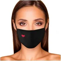 Dilara Mund-Nasen-Masken Baumwollmasken mit Sprüchen & Motiven - Gesicht Stoffmasken Aufdruck, aus Baumwolle - Waschbar, Atmungsaktiv & Wiederverwendbar