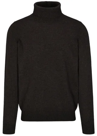 COMMANDER Finest Clothing - (S)-NOS Rollkragen Pullover chocolate - Gr. - S