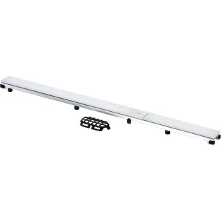Viega Advantix Duschrinnen-Rost Visign ER14 737504 750 mm, Glas (ESG) klar/hellgrau, 4982.81