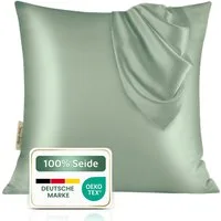 bene-sleep. Kissenbezug bene-sleep® Seidenbezug – kühlend, faltenreduzierend – reine Seide, Reine 22 Momme Naturseide, Höchste Güteklasse 6A