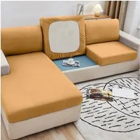 Rosnek Sofahusse 1/2/3 Sitzer Sofa Sitzbezüge Schonbezug, Elastic Stretch Sofasitzbezug, mit elastischer Unterseite