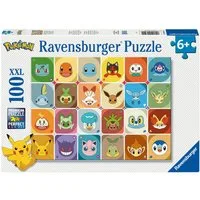 Ravensburger Puzzle Pokémon, Pokémon Gesichter, 100 Puzzleteile, Made in Germany