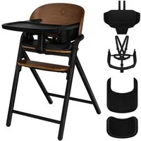 lionelo Hochstuhl CELIA (3-in-1-Hochstuhl Komplettset), 3in1/Einhandverstellung/Kunstleder/Tablett/Babyset enthalten