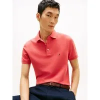 Tommy Hilfiger Poloshirt 1985 SLIM POLO Markenstickerei, aus Baumwoll-Piqué