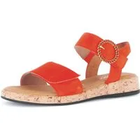 Gabor RHODOS Keilsandalette, Riemchensandale, Komfortschuh, Sommerschuh mit hübscher Zierschnalle