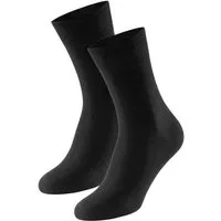 Schiesser Socken 95/5 (2er Pack) verstärkter Zehen- und Fersenbereich, Cotton-Mix, formstabil