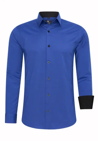 Business Hemd S - 6XL Slim Fit Premium Cotton-Stretch