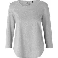 Neutral Langarmshirt Damen Three Quarter Sleeve T-Shirt - 3/4-Ärmel