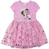 Cerdá Sommerkleid Disney Minnie Mouse Mädchen Jerseykleid mit Tüll Gr. 98 - 116 cm