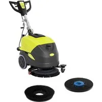Ulsonix Hartbodenreiniger Scheuersaugmaschine 1450 m²/h 155 U/min 400 W Bodenreiniger Ansaugdüse, 1000 W