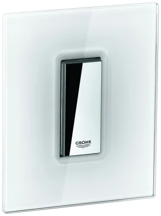Grohe Abdeckplatte 42373 mit Drucktaste moon white, 42373LS0 42373LS0