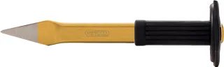 KS Tools Kreuzmeißel mit Handschutzgriff, flach oval - 162.0294