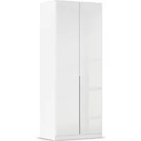 OTTO home Drehtürenschrank Kleiderschrank Kleiderschränke Schrank Garderobe AGORDO mit Glasfront (in zwei Griff-Farben, Breiten 91-405 cm) durchdachte Innenausstattung, in 8 Breiten und 2 Höhen MADE IN GERMANY