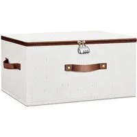 Minicloss Aufbewahrungsbox Faltbare Aufbewahrungsbox mit Deckel, aufbewahrungskoffer mit Reißverschluss