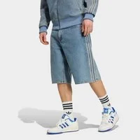adidas Originals Shorts FIREBIRD ADICOLOR DENIM-JORTS MITTELHOHER BUND BEIN GERADE GESCHNITTEN