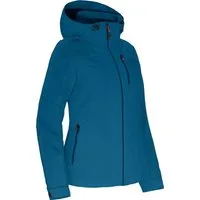 Bergson Regenjacke KURRIKA Damen Regenjacke, Netzfutter, 20000 mm Wassersäule, Langgrößen, saphi