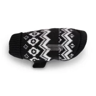 Wolters Strickpullover Norweger schwarz/ weiß 25 cm