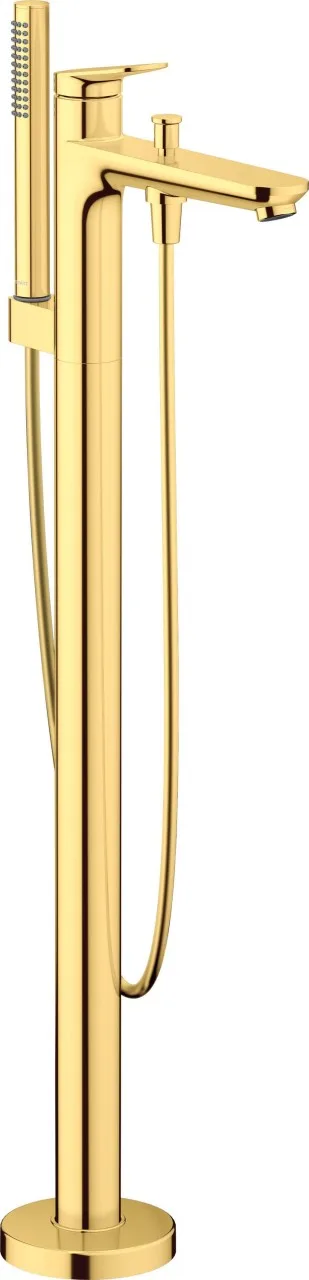 Duravit Wave Einhebel-Wannenmischer bodenstehend Gold Poliert 50x312x947 mm - WA5250000034 WA5250000034