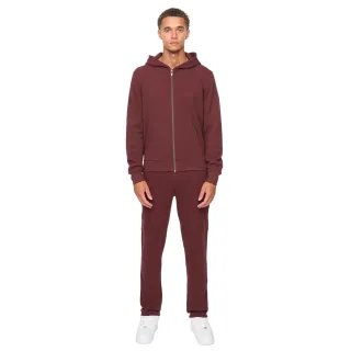 Duck and Cover - "Optimus" Hoodie und Jogginghosen-Set für Herren (Weinrot)