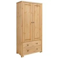 OTTO home Kleiderschrank Gotland, Wäscheschrank, Mehrzweckschrank mit Schubladen, Landhausstil (B/H/T ca: 80cmx178cmx40cm) massive Kiefer, FSC® zertifiziert, langlebige Qualität trifft Stil
